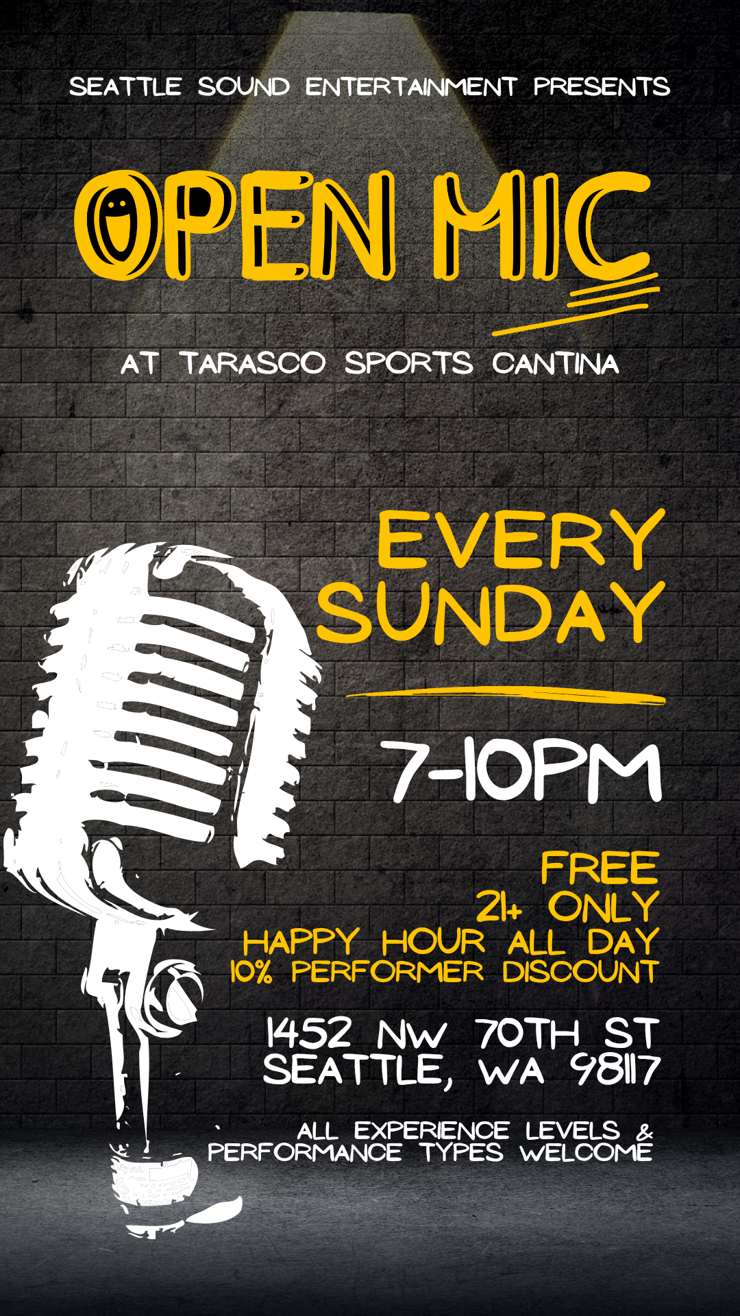 Tarasco Open Mic